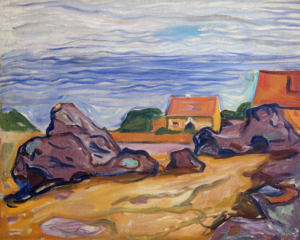 Due case a Borre da Edvard Munch