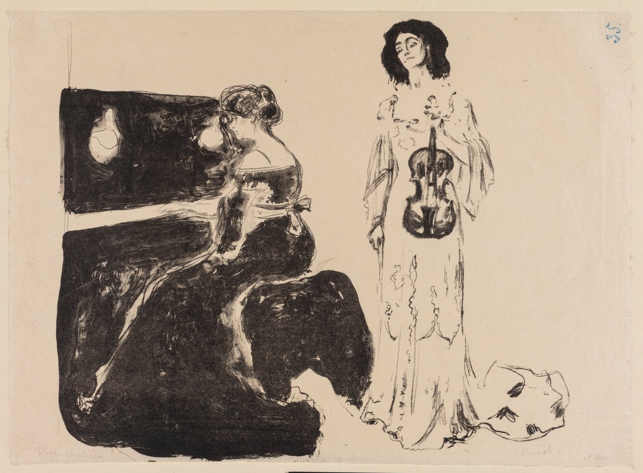 Concerto per violino da Edvard Munch