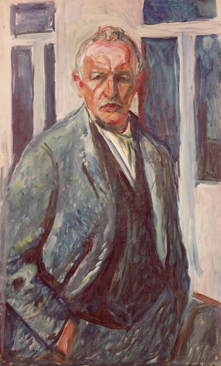 Con entrambe le mani nelle tasche dei pantaloni da Edvard Munch