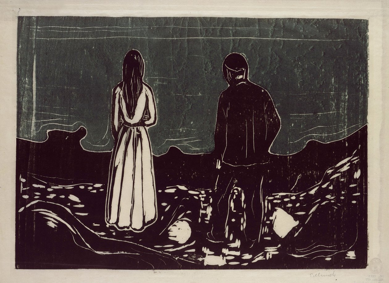 Due persone (I solitari) da Edvard Munch