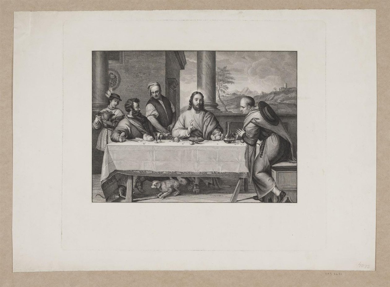 Cristo a Emmaus da Edvard Sonne