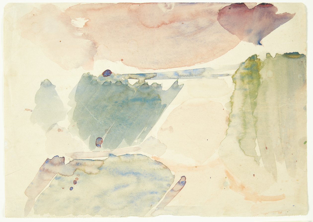 Studio di colore per il quadro di Langelinie da Edvard Weie