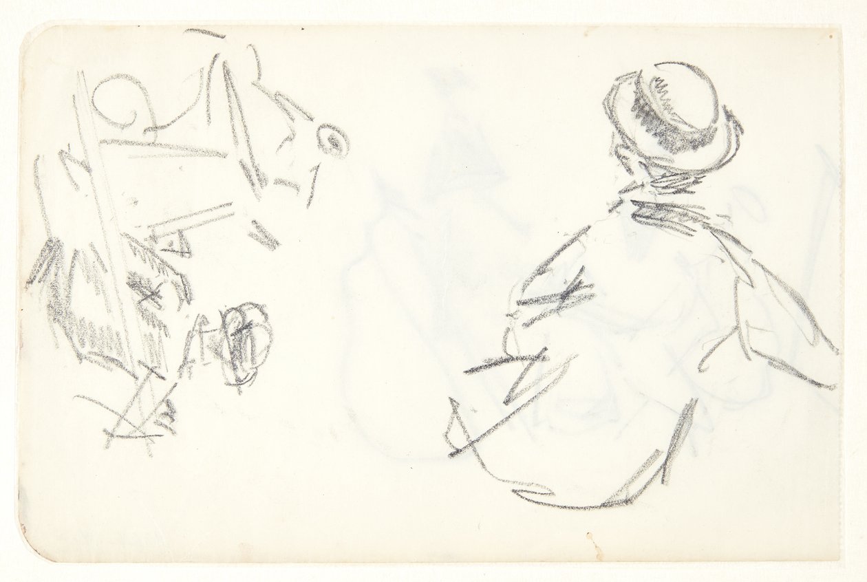 Studi di figure per il quadro di Langelinie da Edvard Weie