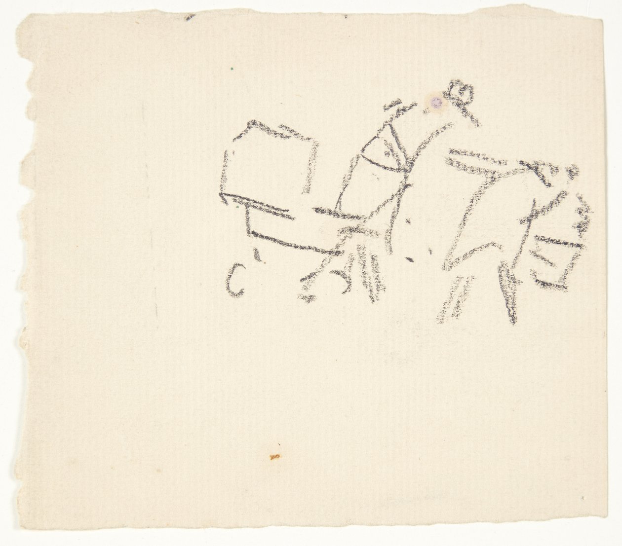 Studi di Figure per il Dipinto di Langelinje da Edvard Weie