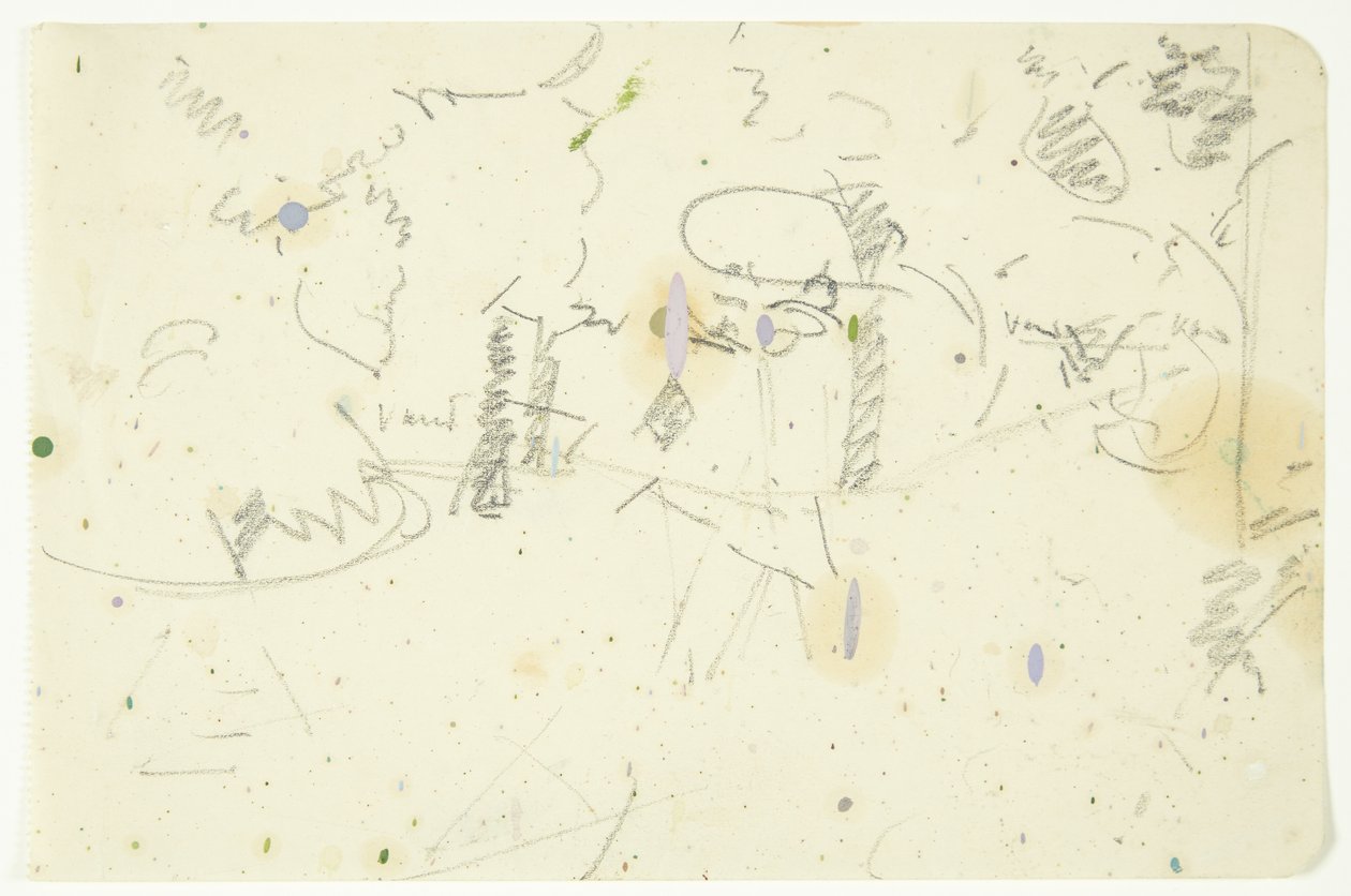 Studio di composizione per il quadro di Langelinie da Edvard Weie