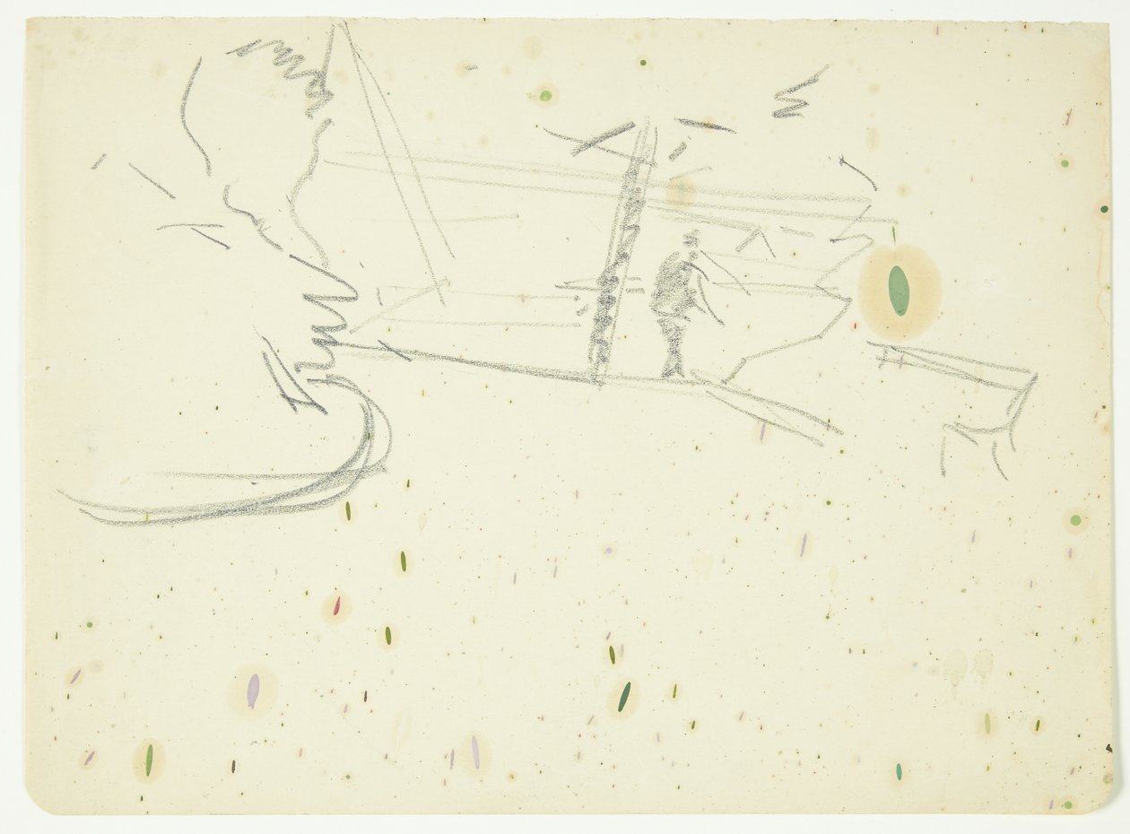 Studio di Composizione per il Dipinto di Langelinje da Edvard Weie