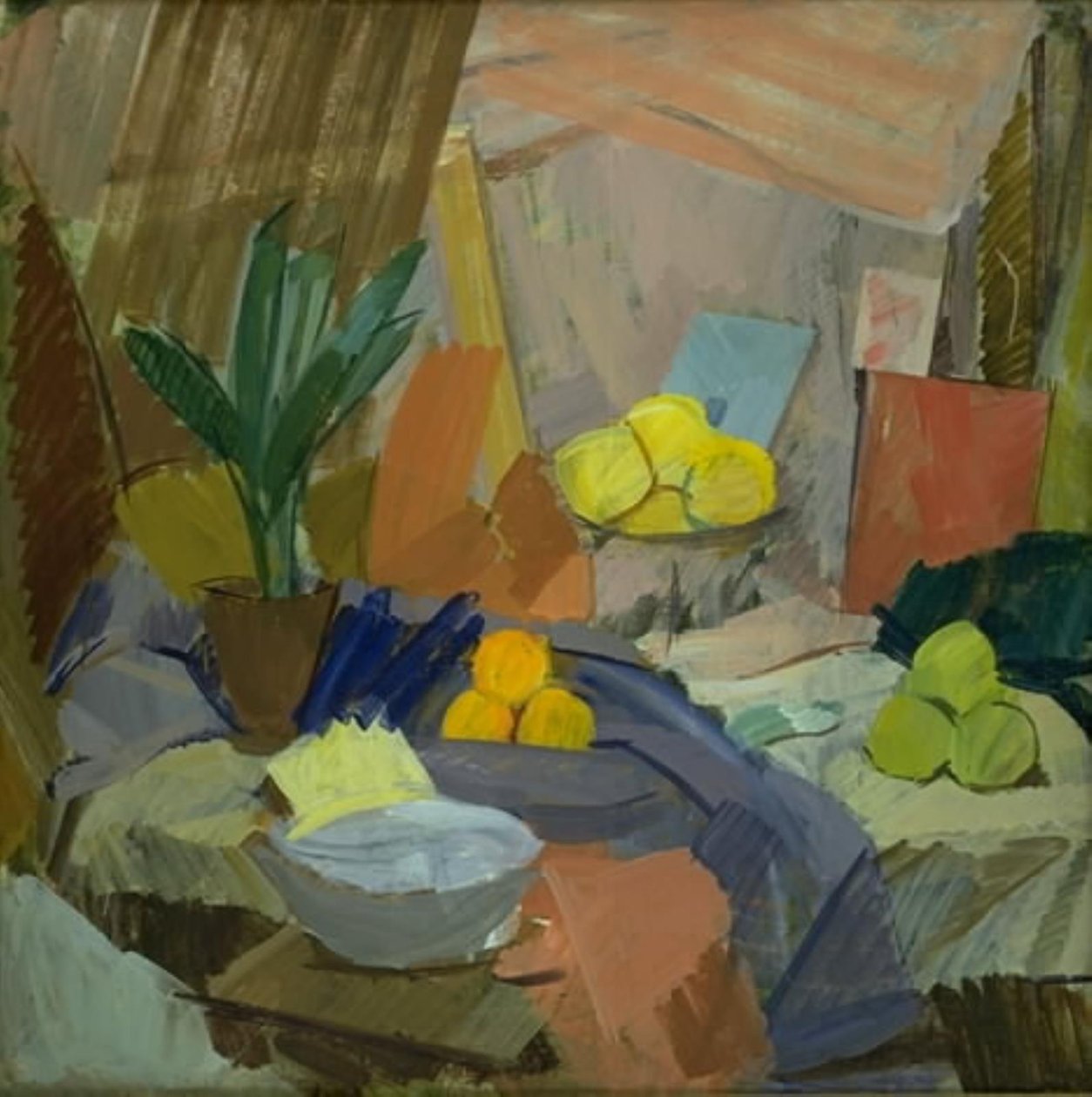 Natura morta con arance da Edvard Weie