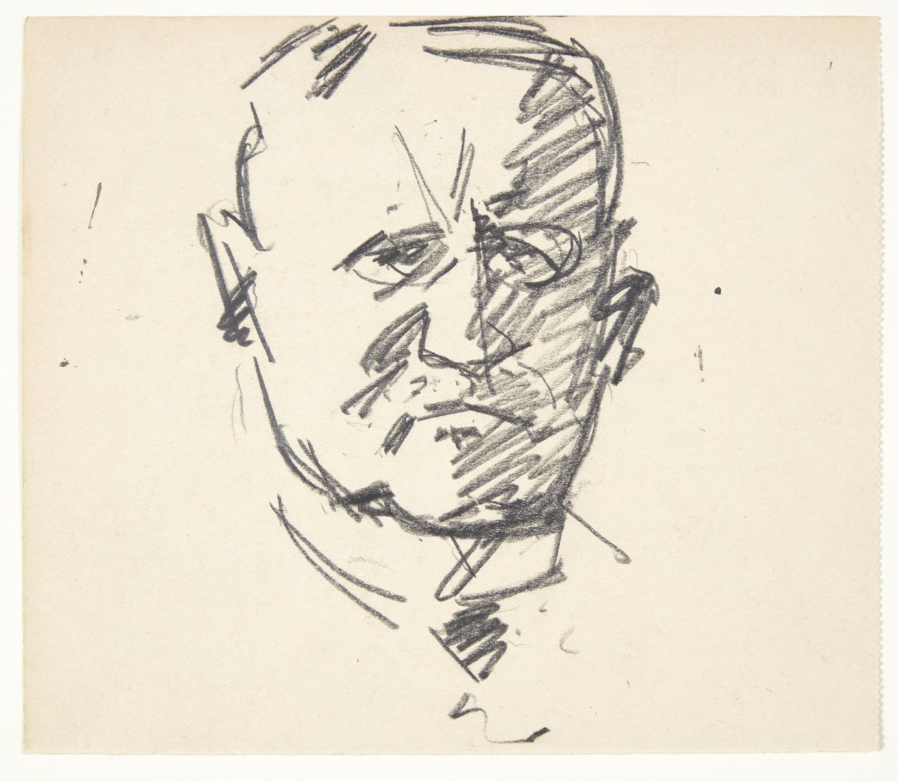 Studio per un ritratto del professor, dr.med. Carl Lorentzen (1860-1932) da Edvard Weie