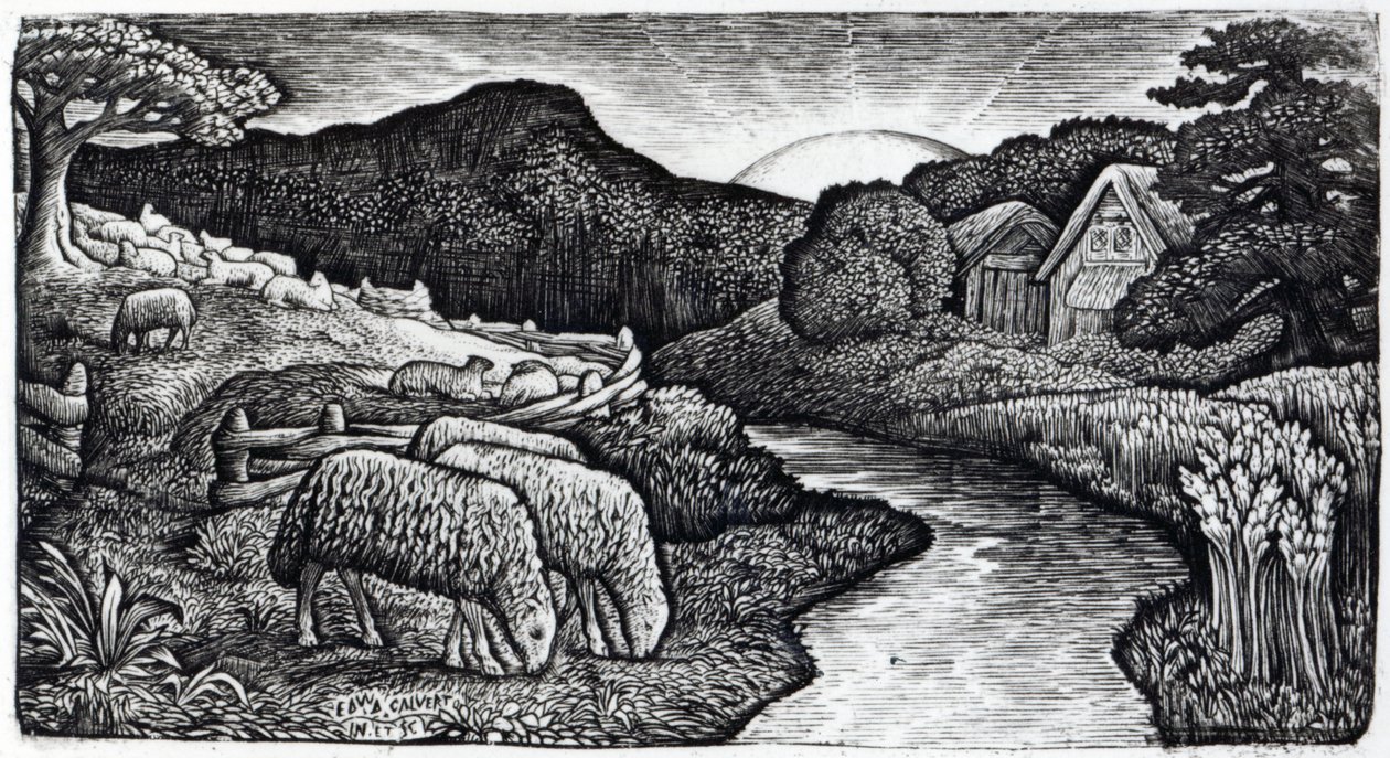 Le pecore del suo pascolo, c.1828, da un