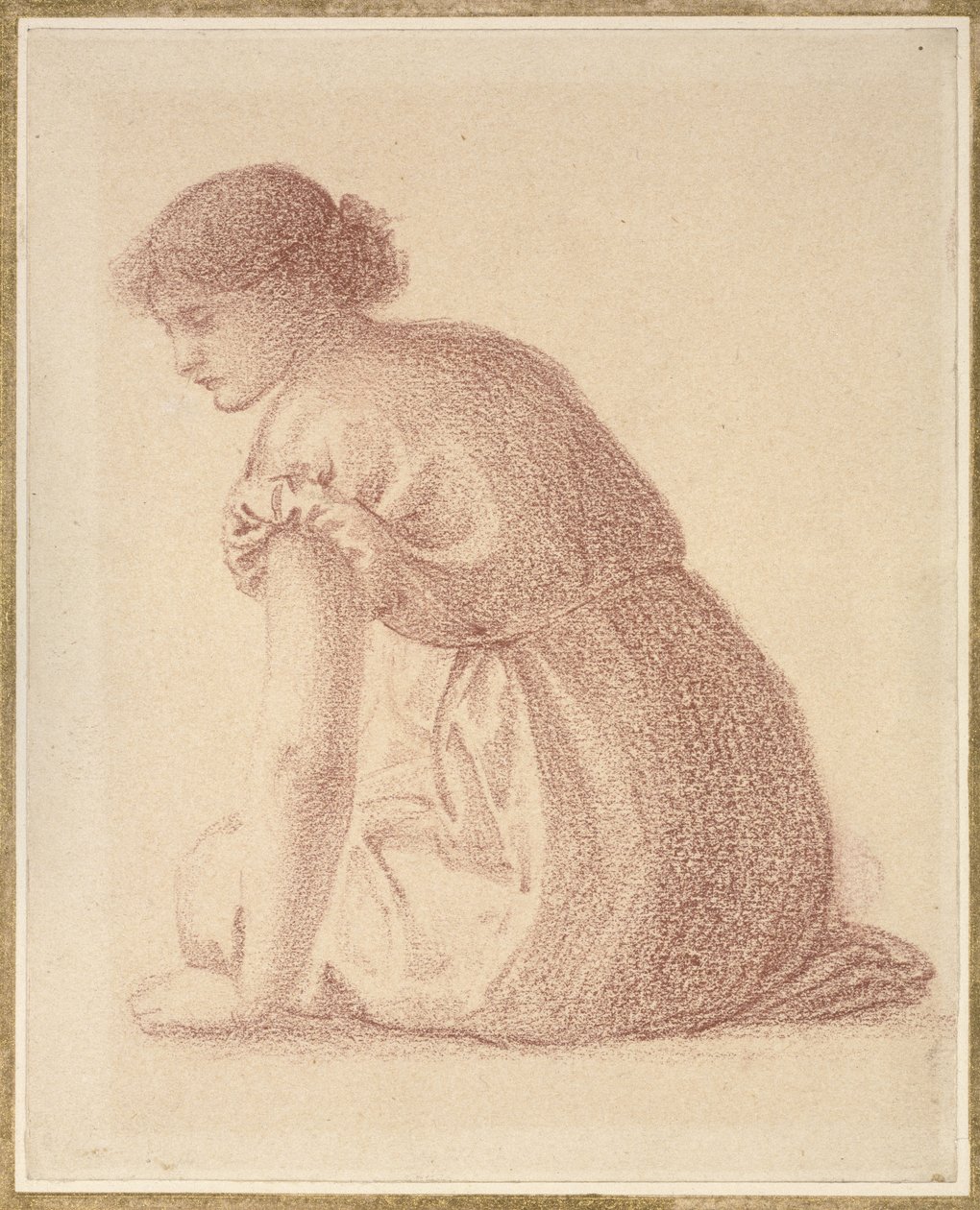 Figura Seduta di una Donna, XIX secolo da Edward Burne Jones