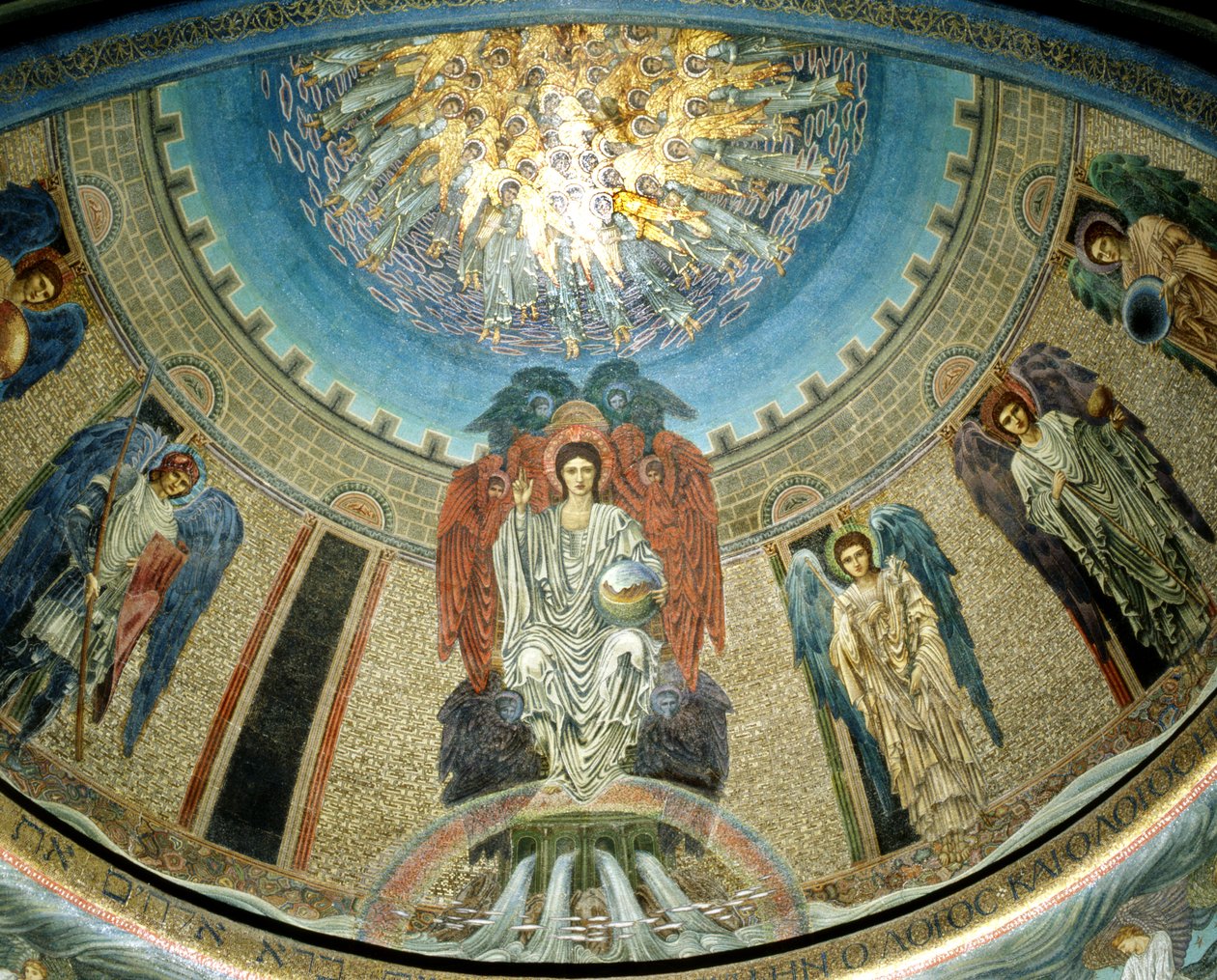Cristo in gloria, 1885 da Edward Burne-Jones