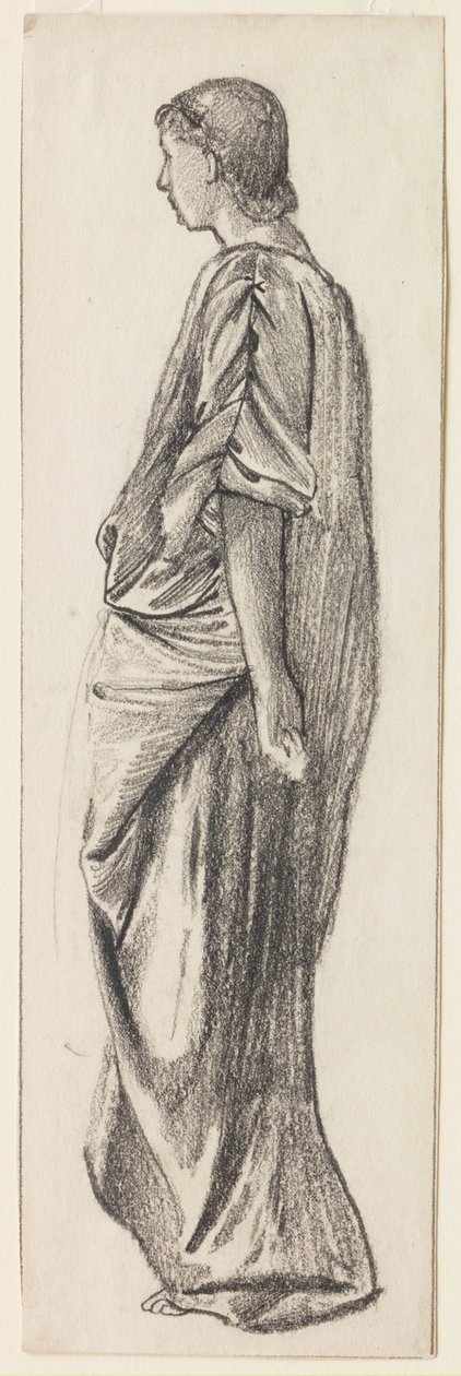 Figura in abiti da Edward Burne-Jones
