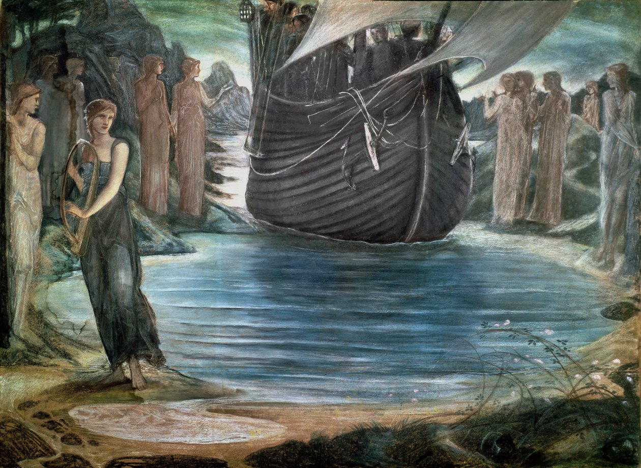 Le Sirene, c.1875 da Edward Burne Jones