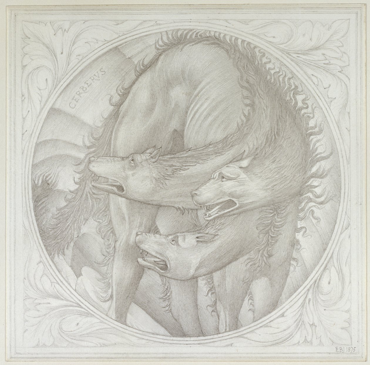 La Storia di Orfeo: Cerbero da Edward Burne Jones