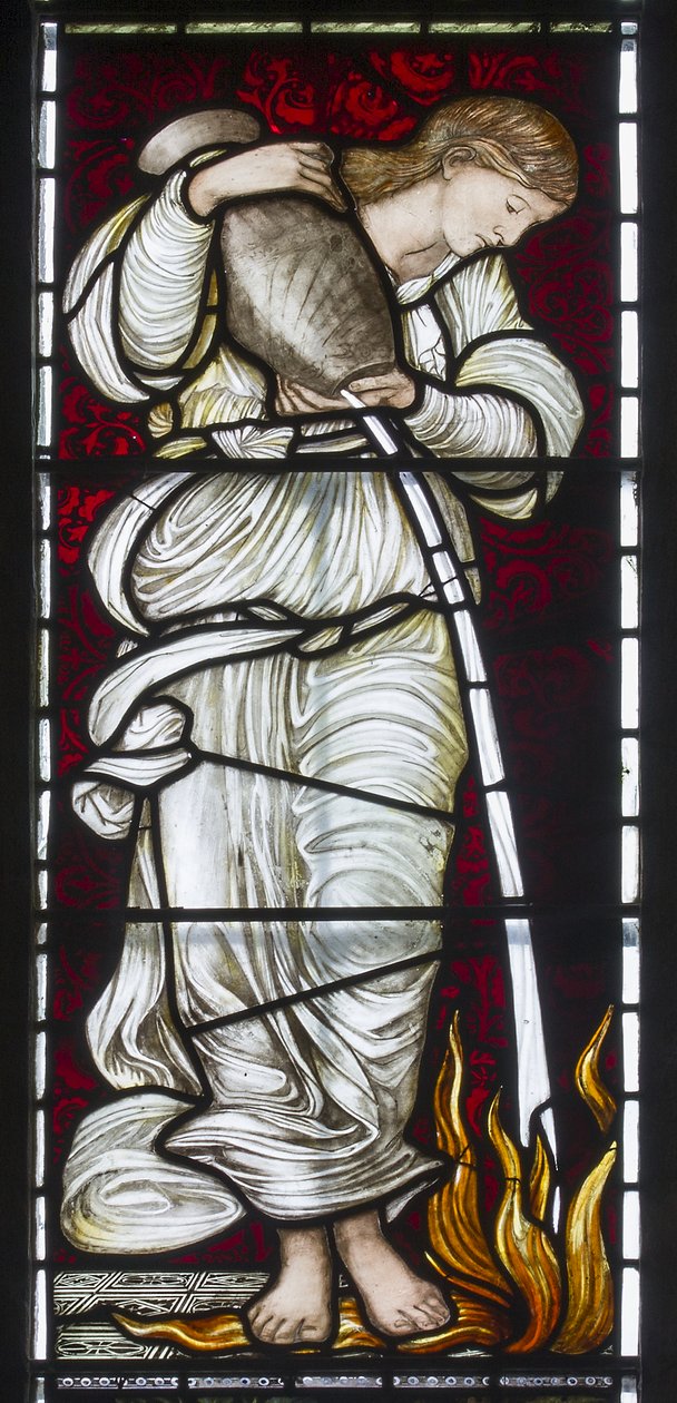 Cambridge, Cappella del Jesus College, Temperanza da Edward Burne Jones