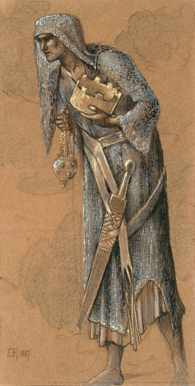 Re Melchiorre, 1887 da Edward Burne Jones