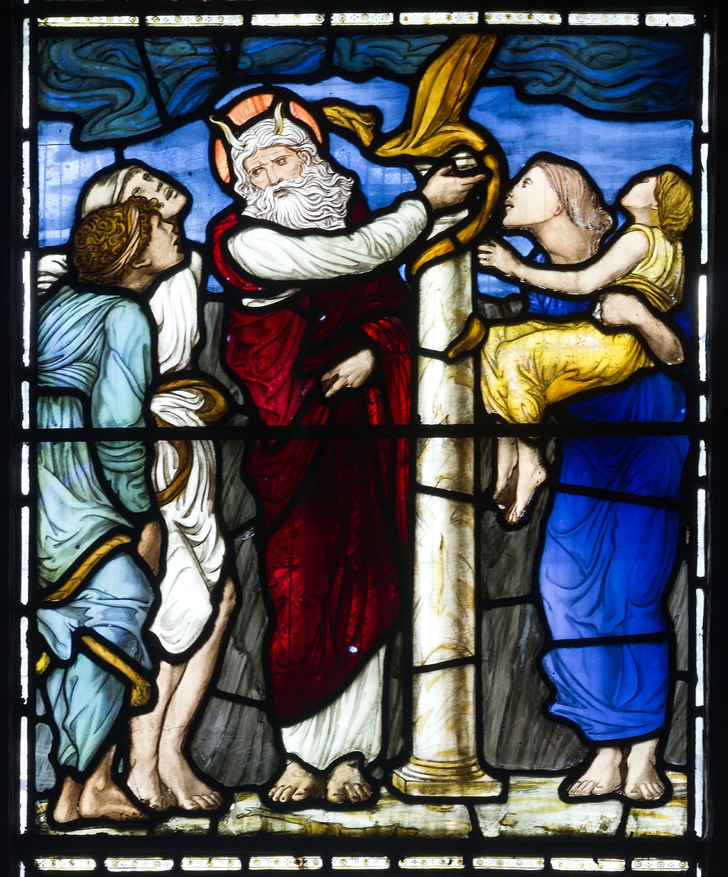 Mosè e il serpente di bronzo da Edward Burne Jones