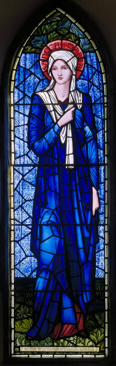 Rottingdean, St Margaret, La Vergine Maria da Edward Burne Jones