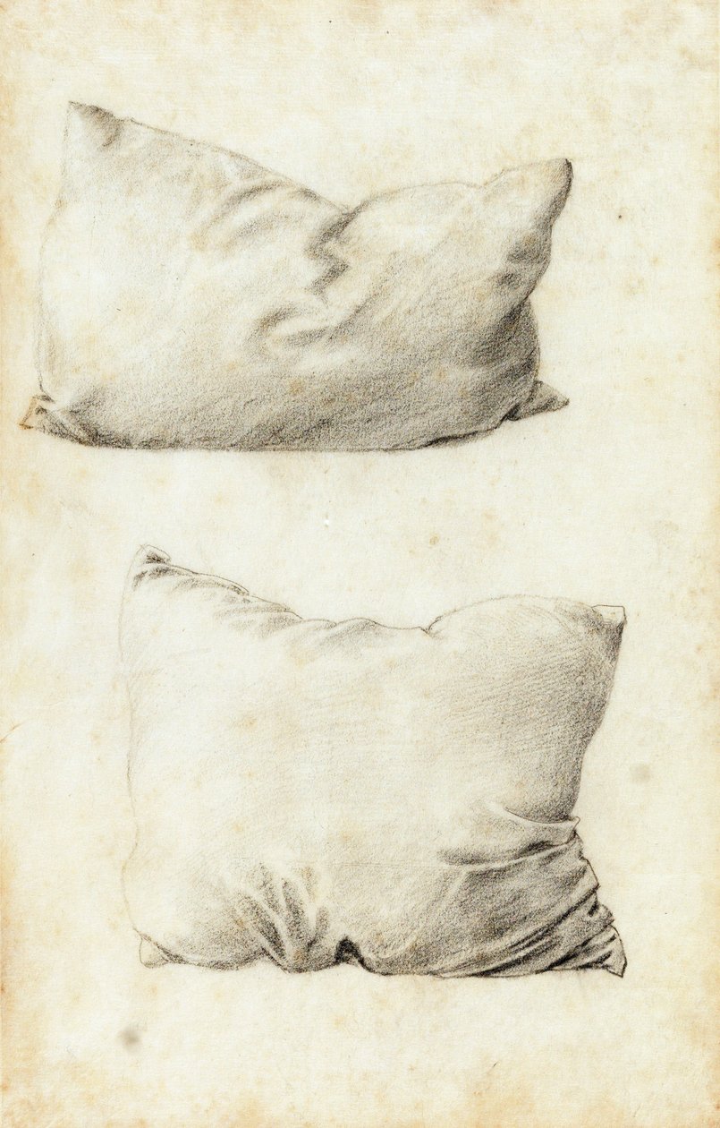 Studi di cuscini da Edward Burne-Jones