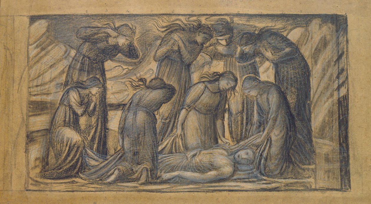 La morte di Orfeo da Edward Burne Jones