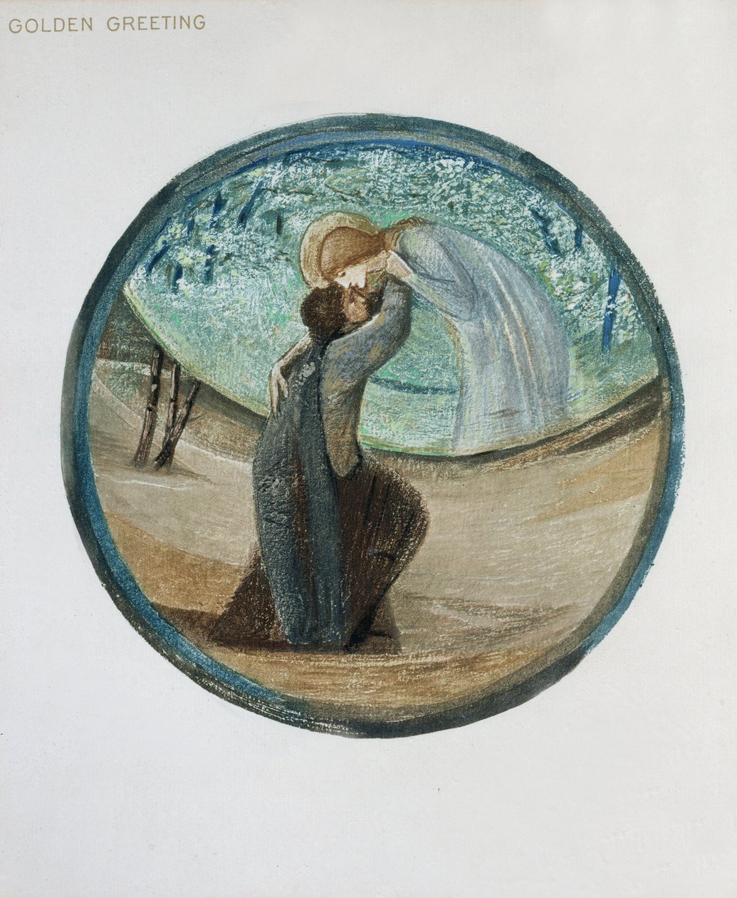 Il libro dei fiori: XVII. Saluto dorato, 1905 da Edward Burne Jones