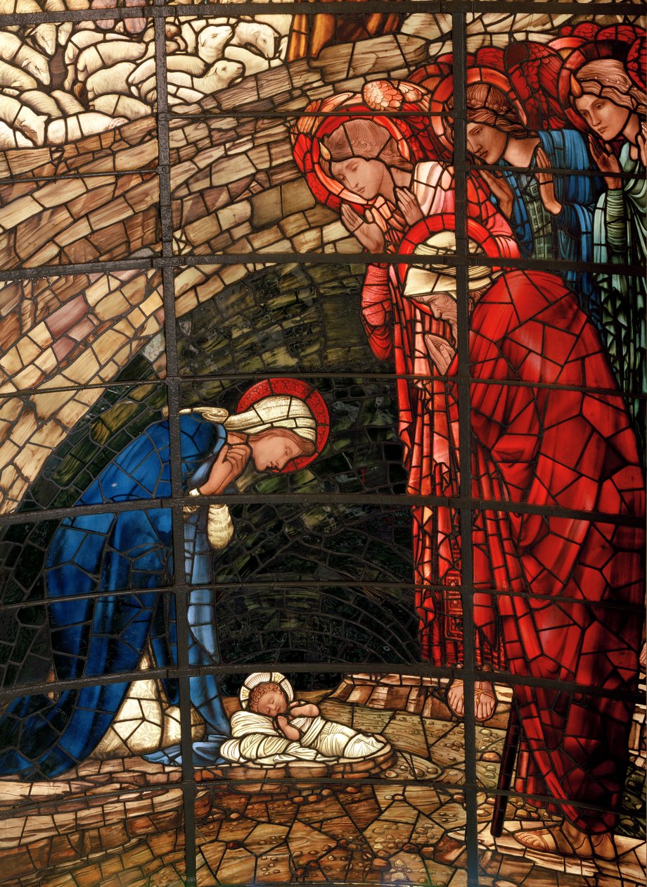 La Finestra della Natività, dettaglio, 1888 da Edward Burne Jones