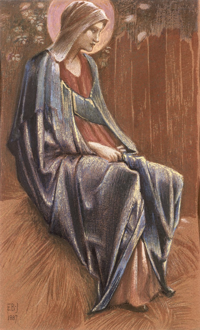 La Vergine, 1887 da Edward Burne-Jones