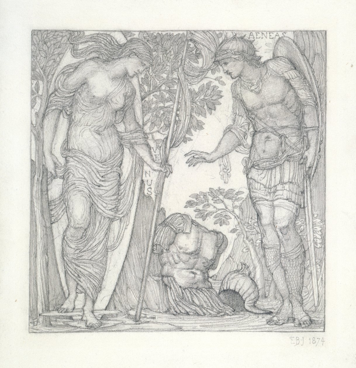 Venere che Porta le Armi ad Enea, 1874 da Edward Burne Jones
