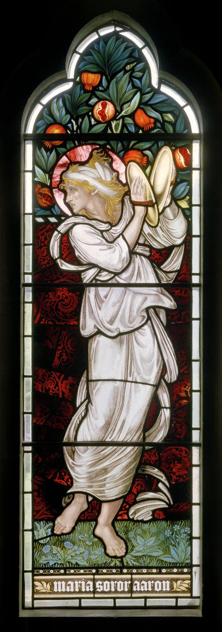 Waterford, San Michele e Tutti gli Angeli, Morris & Co., Edward Burne-Jones, Miriam da Edward Burne Jones