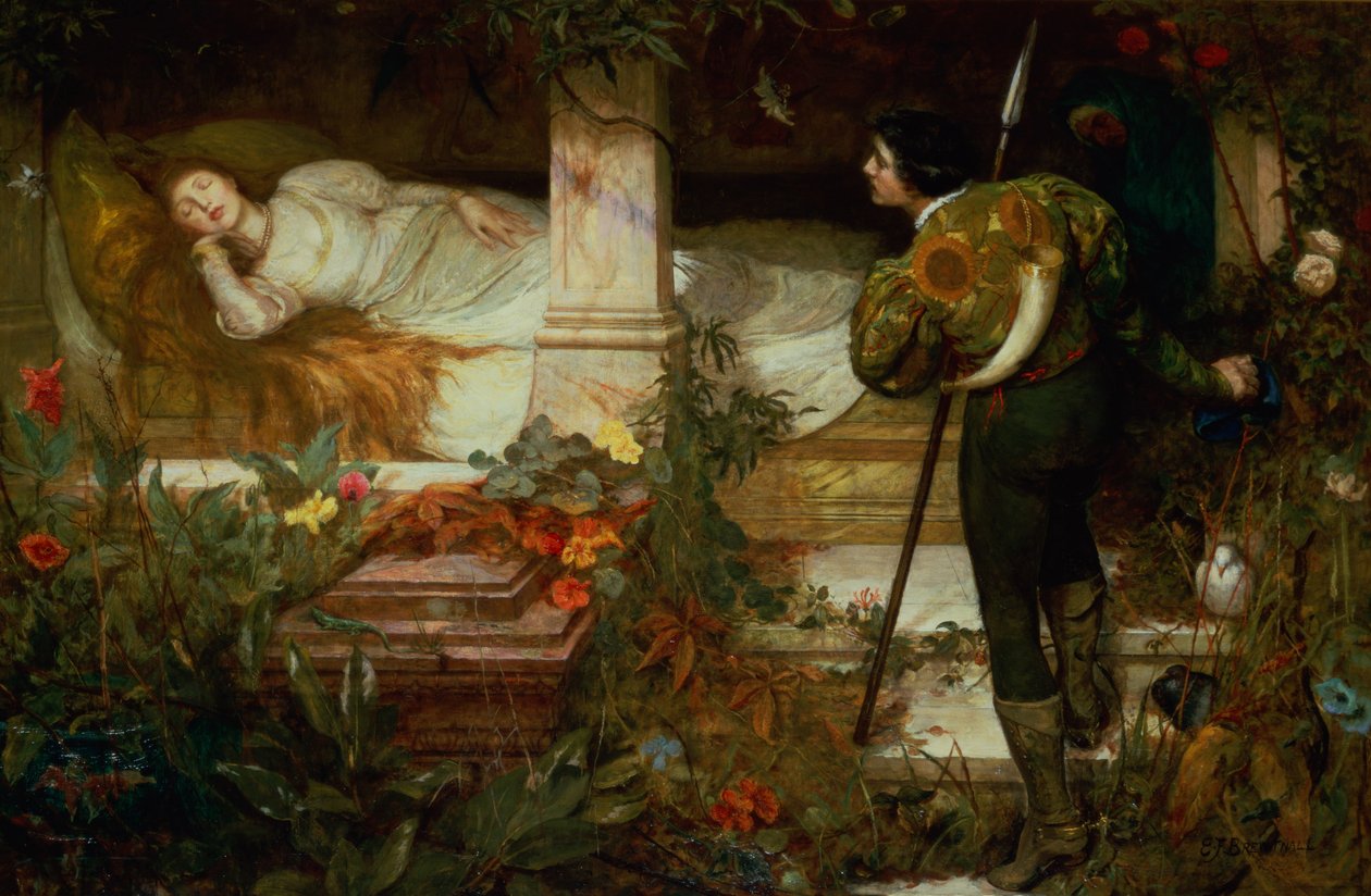 La bella addormentata da Edward Frederick Brewtnall