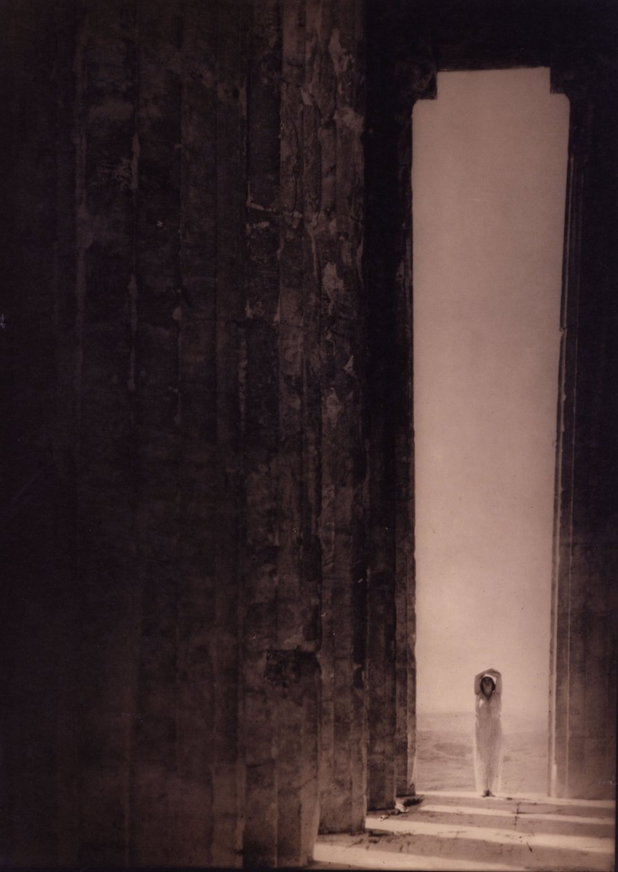 Isadora Duncan nel Partenone, Atene da Edward Jean Steichen