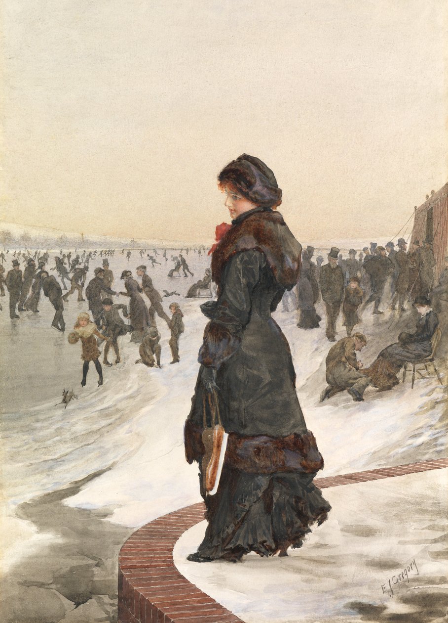 Il pattinatore da Edward John Gregory