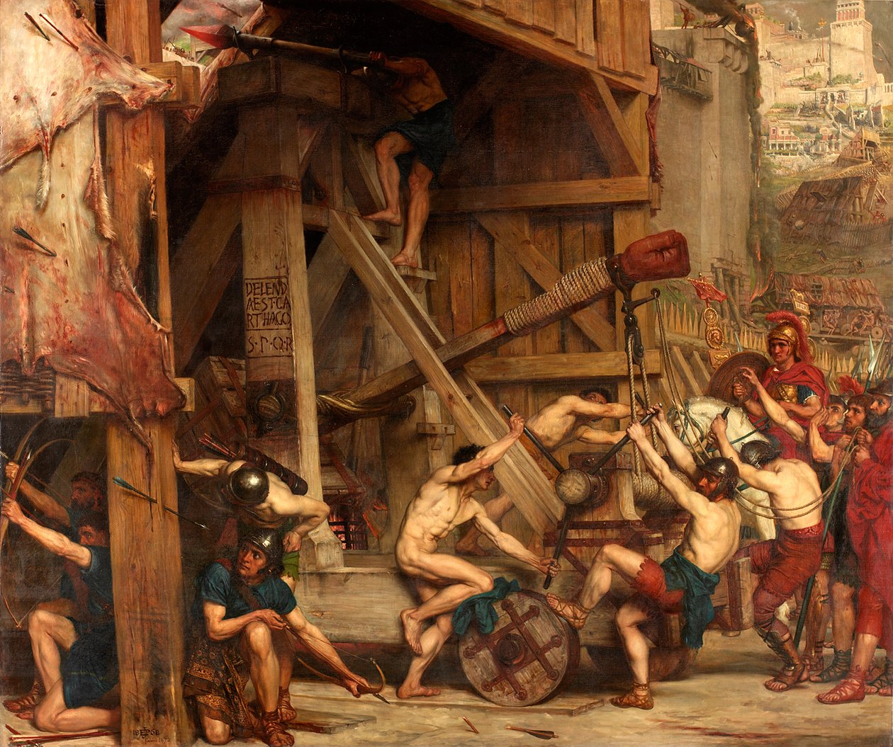 La Catapulta, c.1868-72 da Edward John Poynter