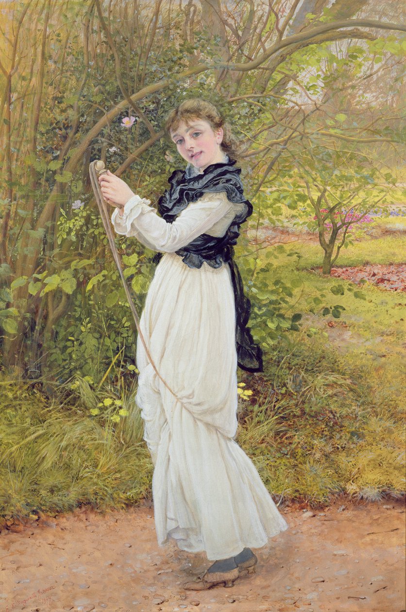 Salto della corda, ritratto della figlia dell