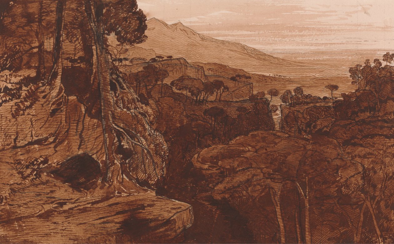 Bavella, Corsica da Edward Lear