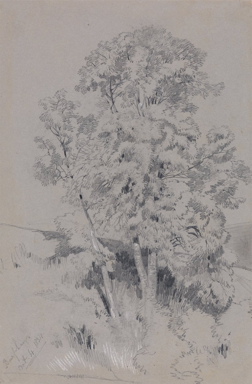 Burpham 4 ottobre 1834 da Edward Lear