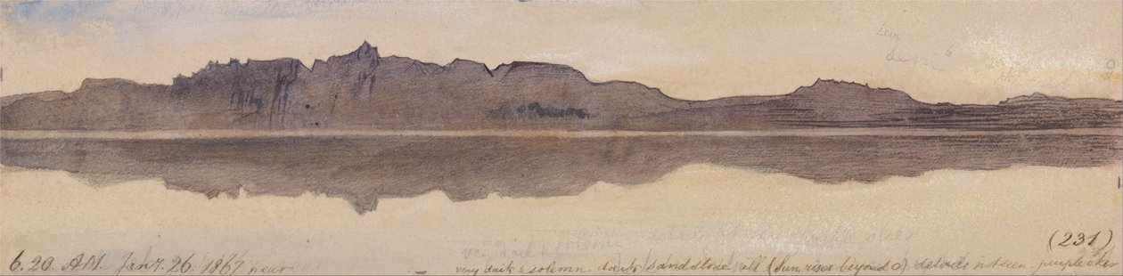 Alba sul Nilo da Edward Lear