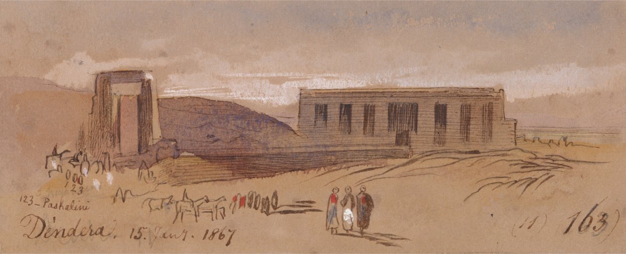 Dendera 163 da Edward Lear