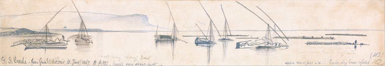Gebel Sheikh Eredi da Gau el Kebir da Edward Lear