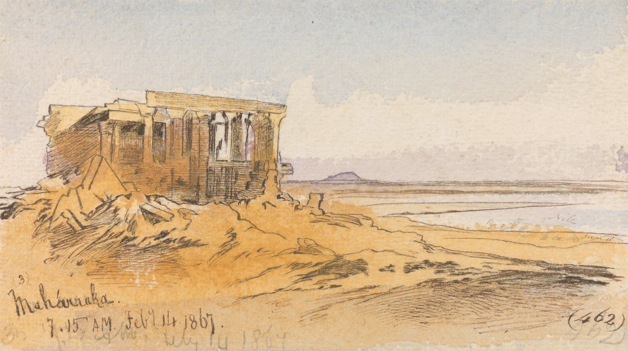 Maharraka, 7-15 am, 14 febbraio 1867 (462) da Edward Lear