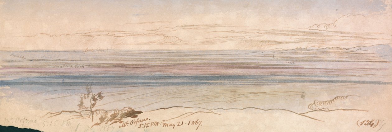Monte Orfano da Edward Lear