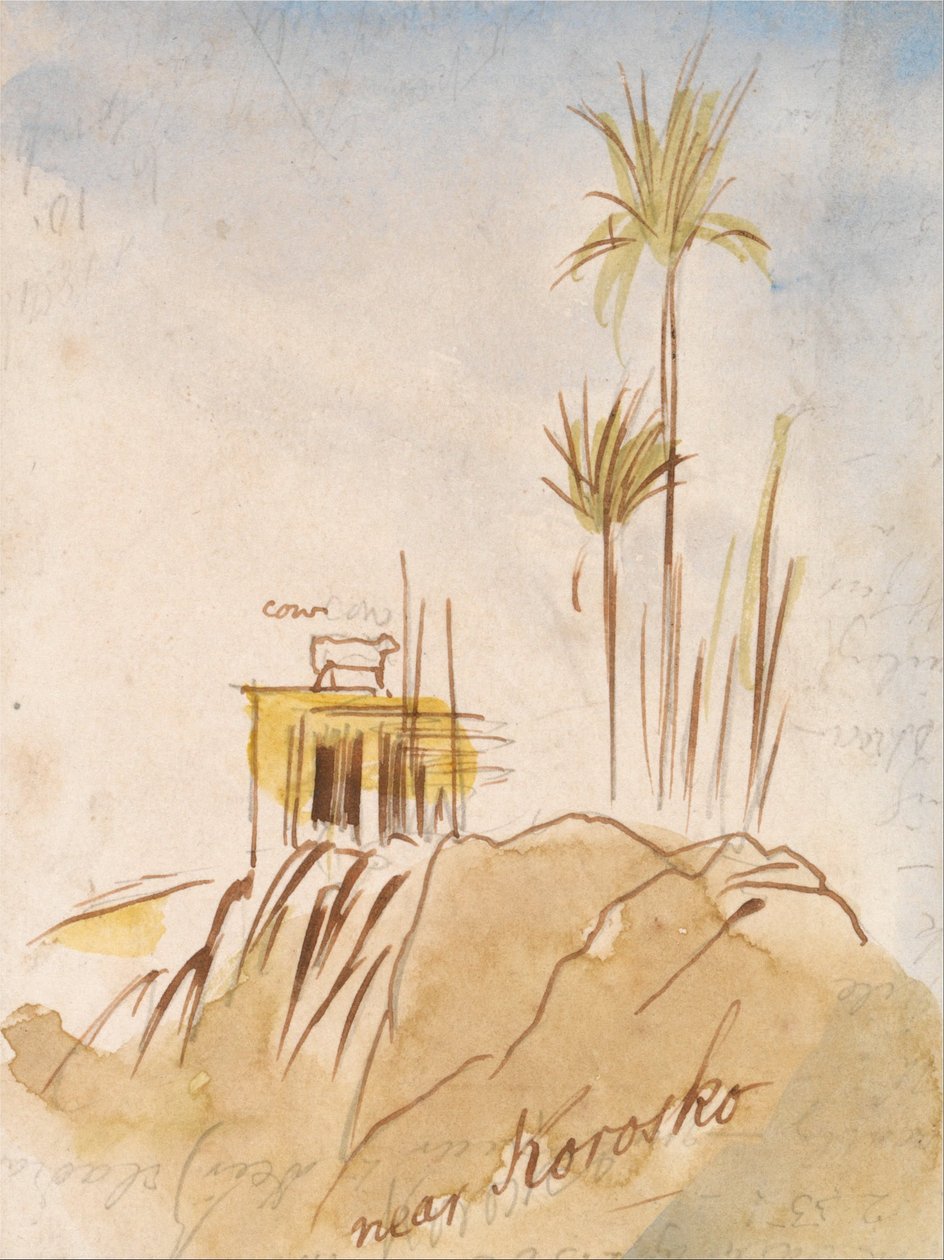 Vicino a Korosko da Edward Lear