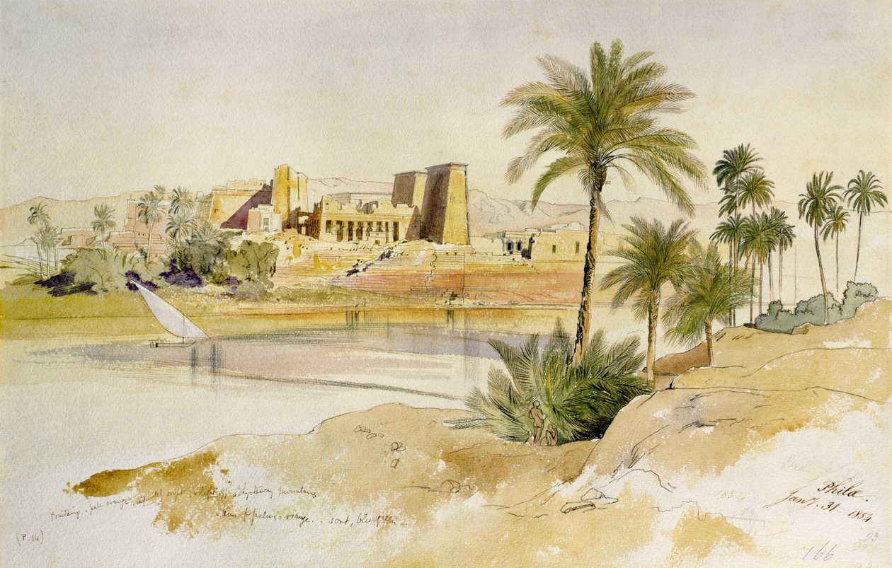 Philae da Edward Lear