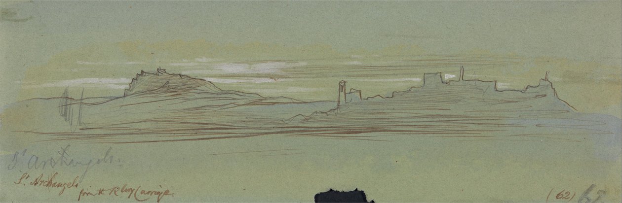 St. Archangelo, dal vagone ferroviario da Edward Lear