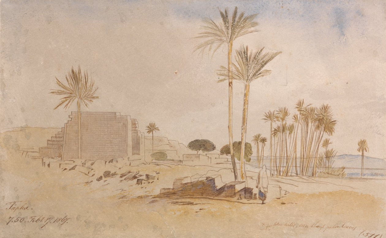 Tapha, 7:50, 17 febbraio 1867 da Edward Lear