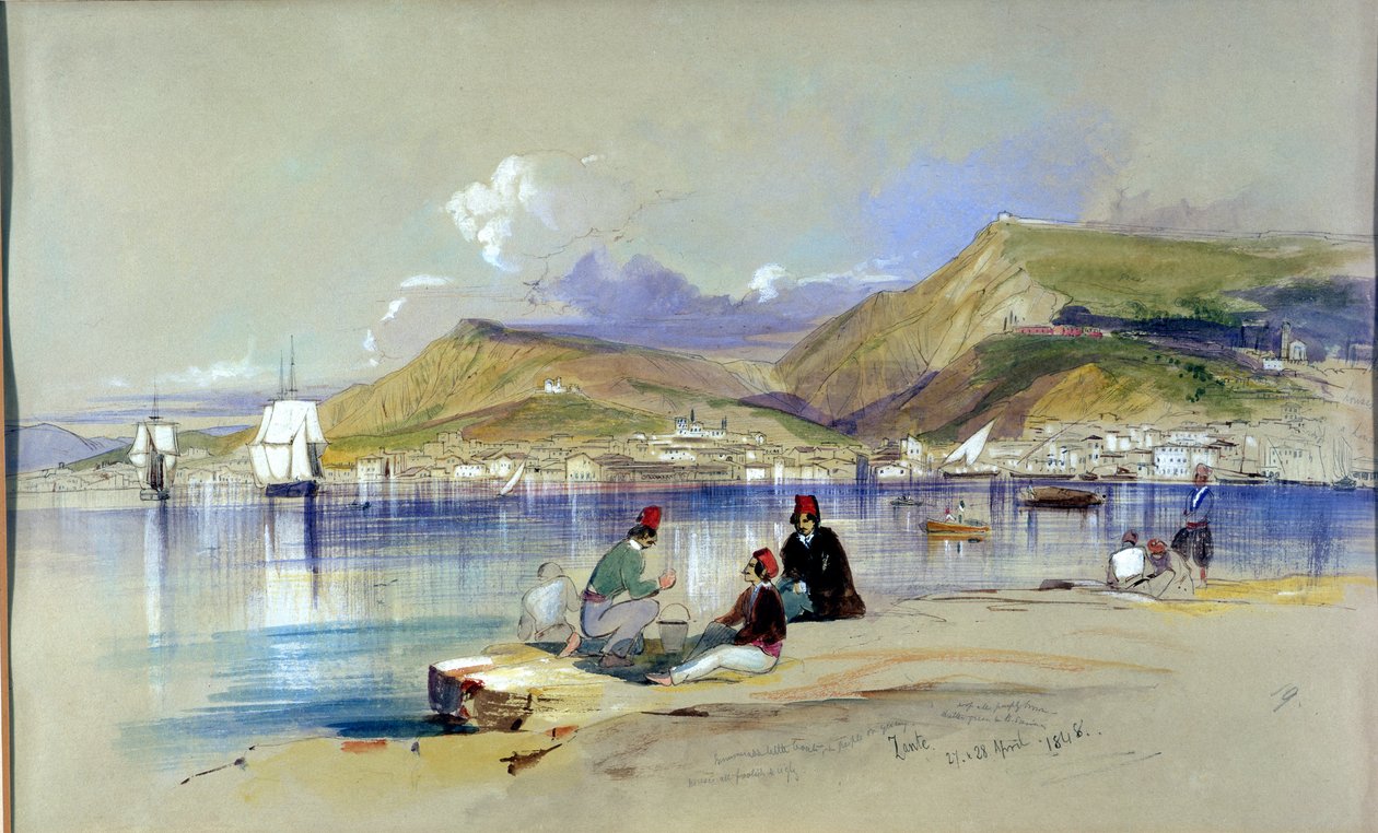 Zante, 1848 da Edward Lear