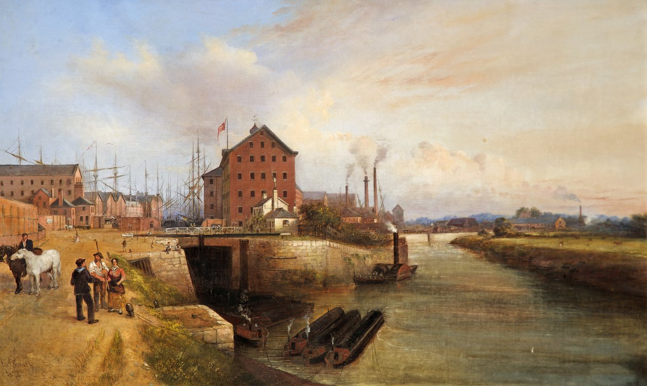 Gloucester Quay e Docks, 1878 da Edward Smith