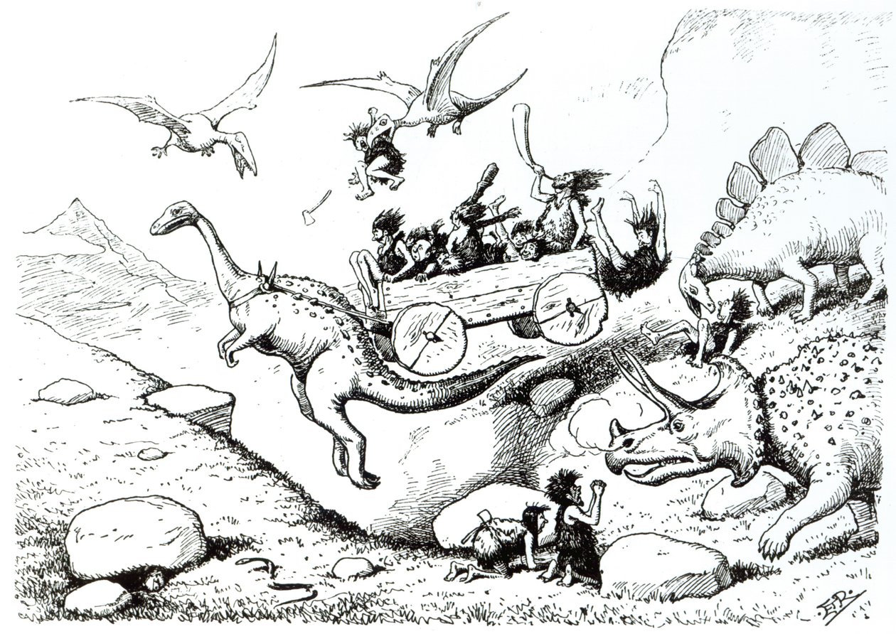 Prehistoric Peeps, 1894 da Edward Tennyson Reed
