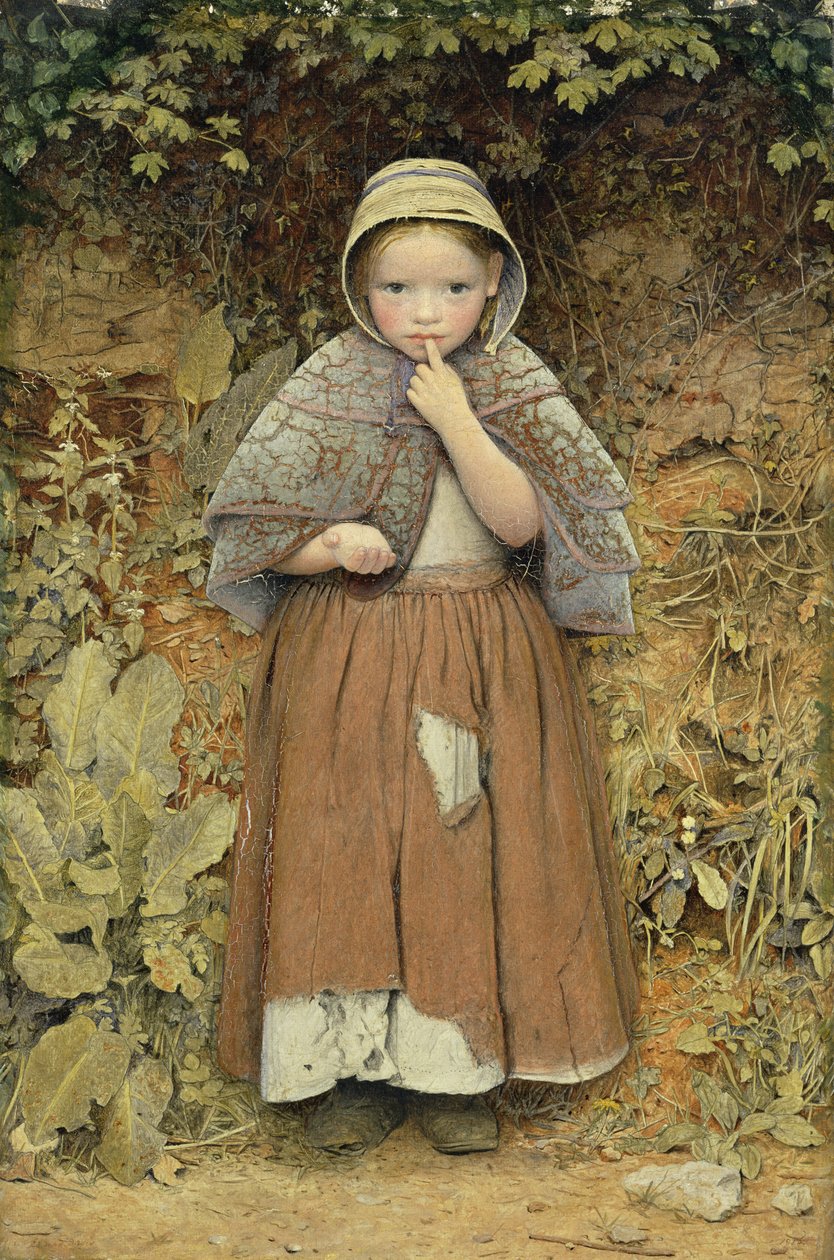 Un mendicante sul sentiero, 1856 da Edward Thompson Davis