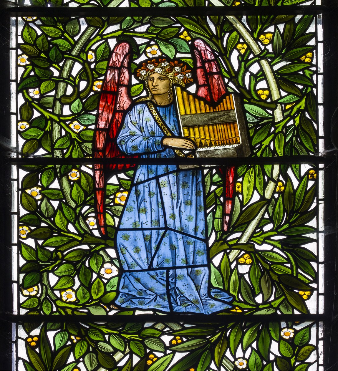Nun Monkton, St Mary, Angelo Musicista da Edward and Morris Burne Jones
